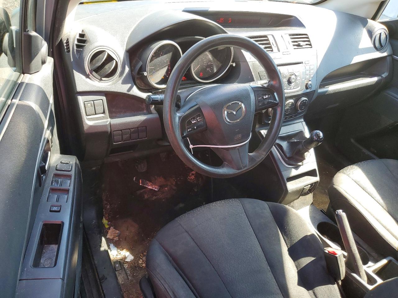 2012 Mazda 5 Silver vin: JM1CW2BL0C0136647