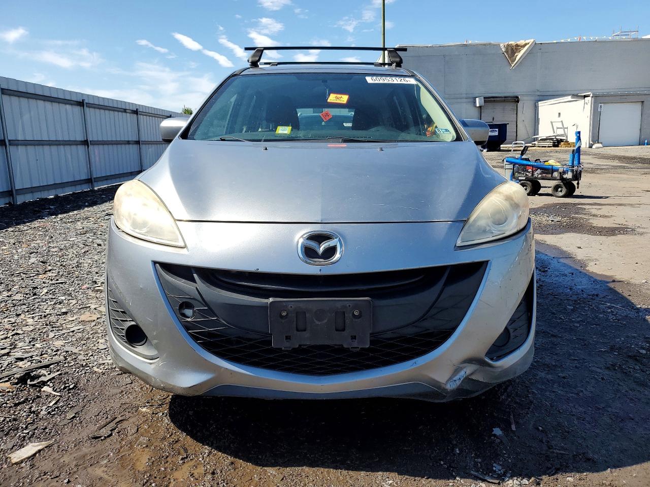 2012 Mazda 5 Silver vin: JM1CW2BL0C0136647