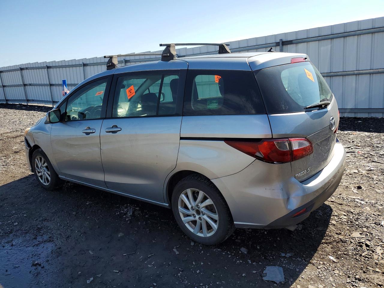 2012 Mazda 5 Silver vin: JM1CW2BL0C0136647