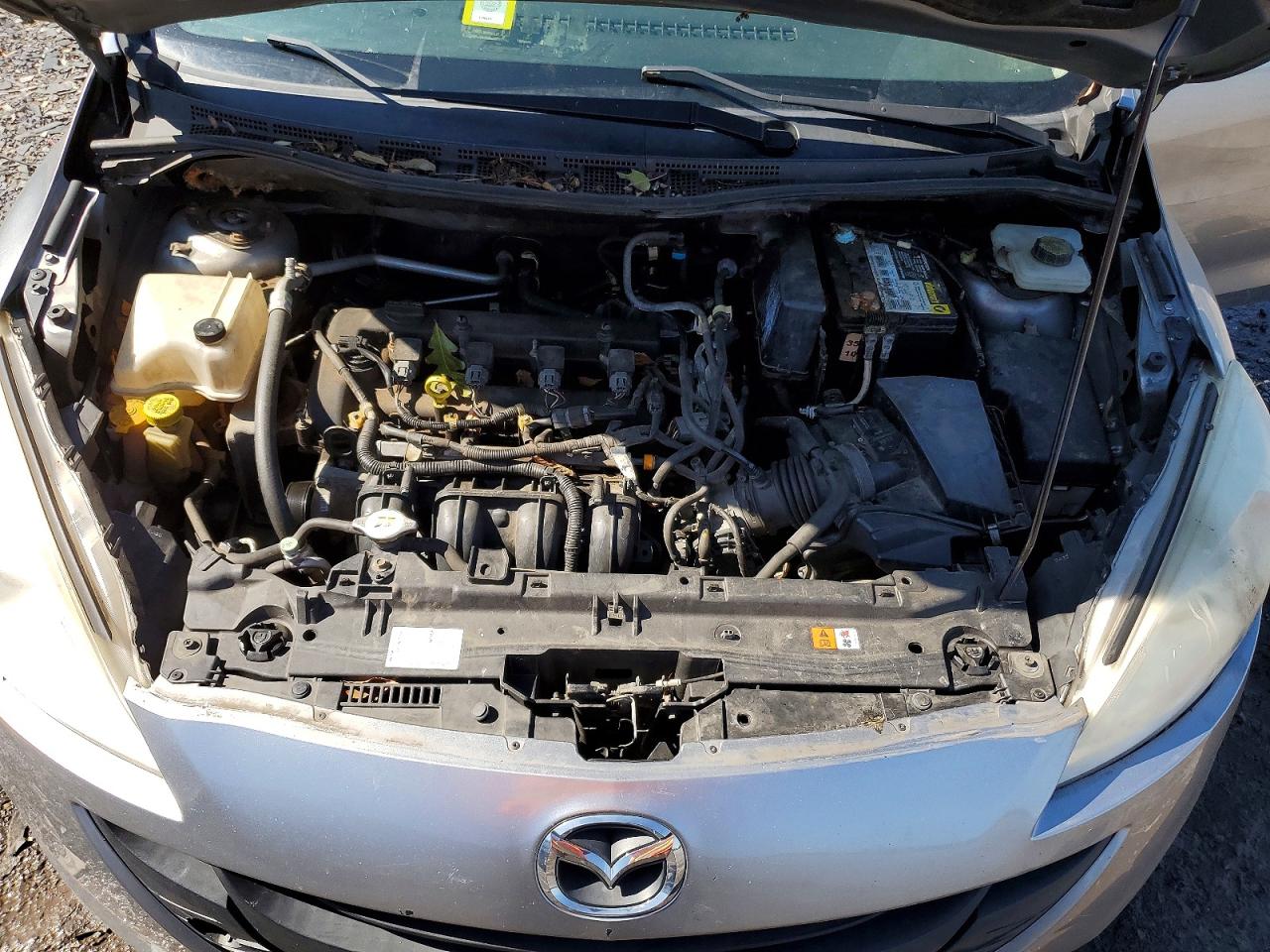 2012 Mazda 5 Silver vin: JM1CW2BL0C0136647