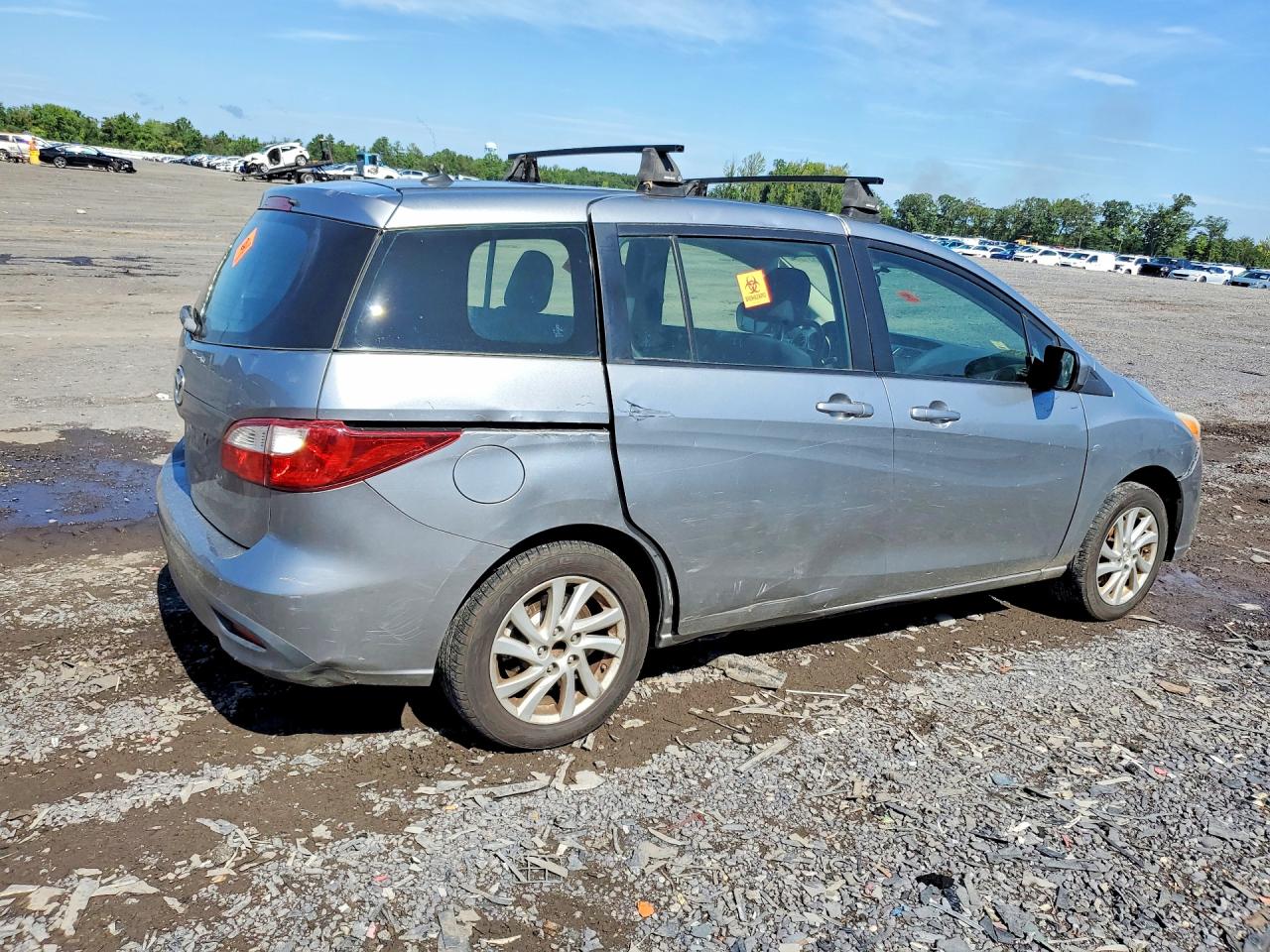 2012 Mazda 5 Silver vin: JM1CW2BL0C0136647