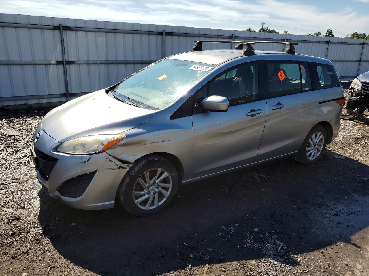 2012 Mazda 5 Серебряный vin: JM1CW2BL0C0136647