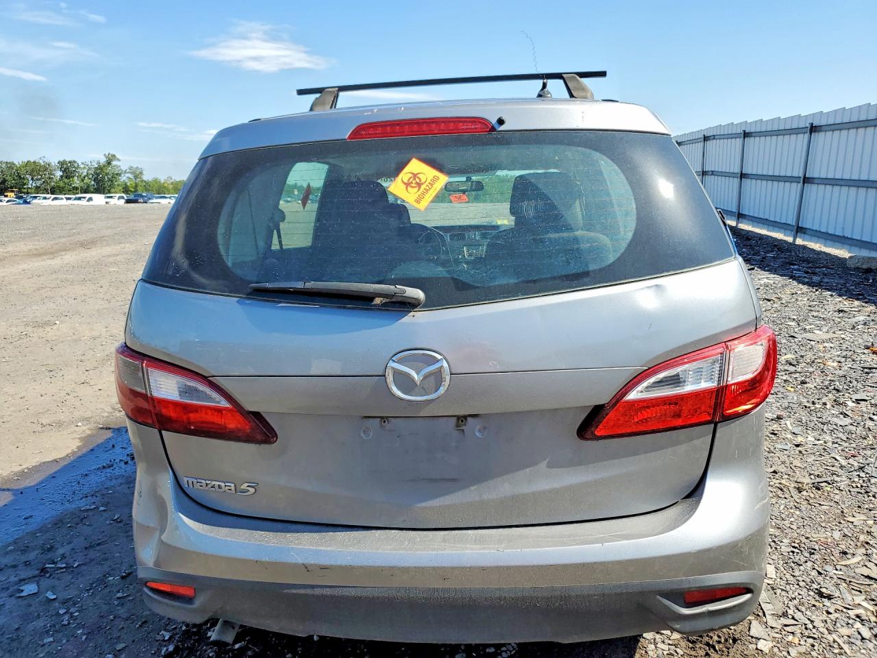 2012 Mazda 5 Silver vin: JM1CW2BL0C0136647