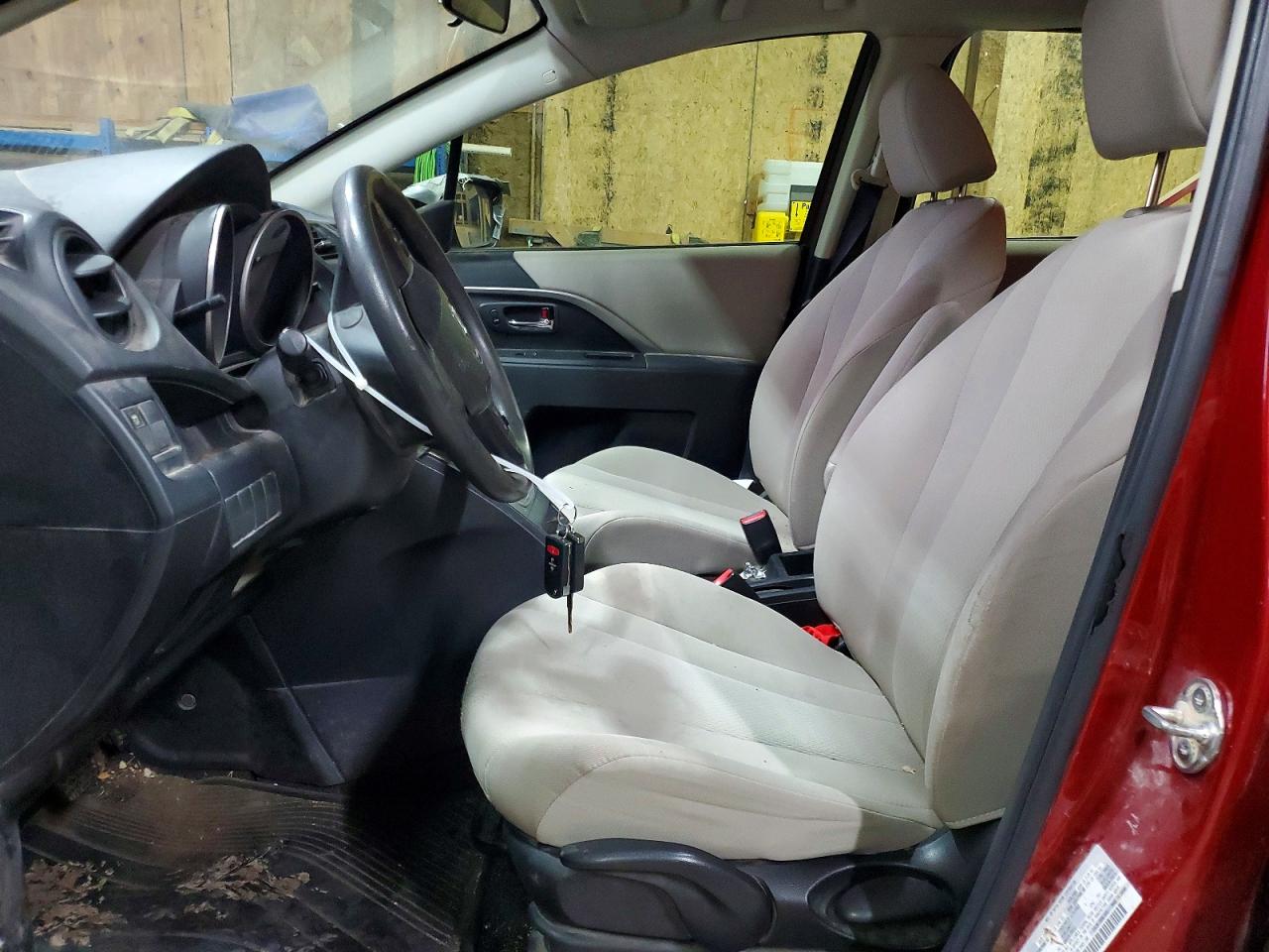 2013 Mazda 5 Burgundy vin: JM1CW2BL0D0155362