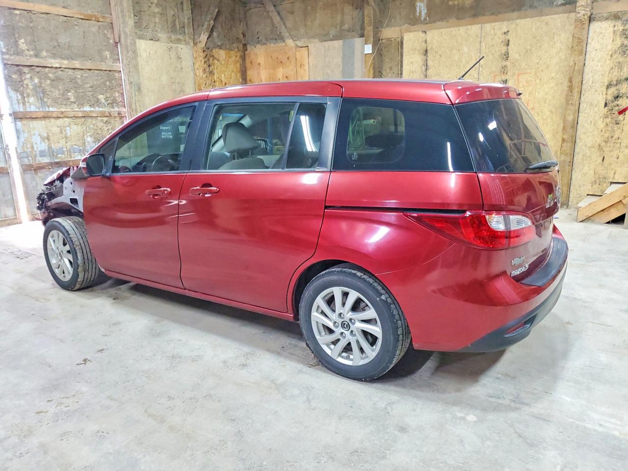 2013 Mazda 5 Burgundy vin: JM1CW2BL0D0155362