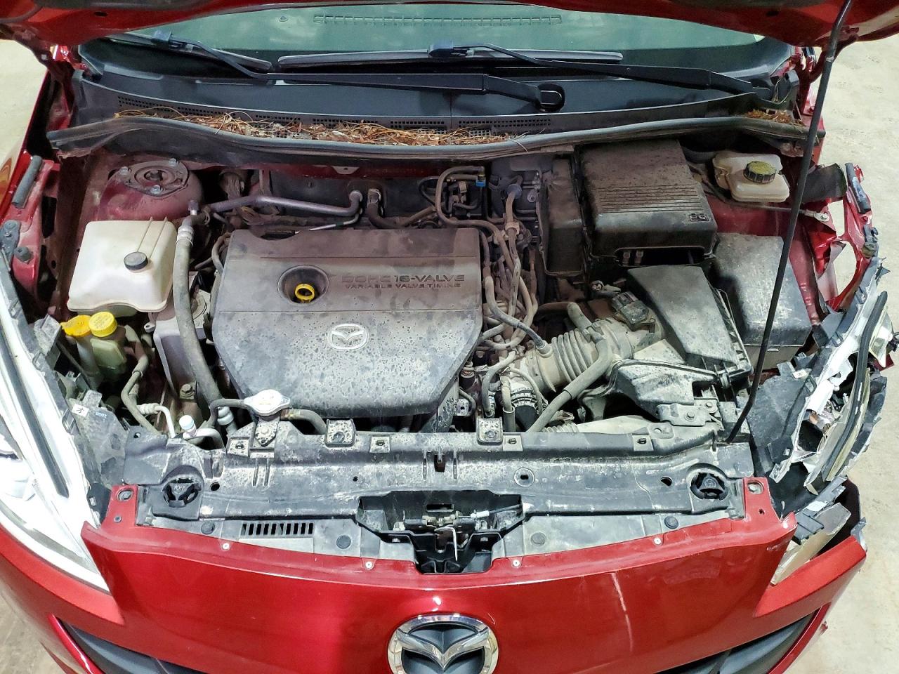 2013 Mazda 5 Burgundy vin: JM1CW2BL0D0155362