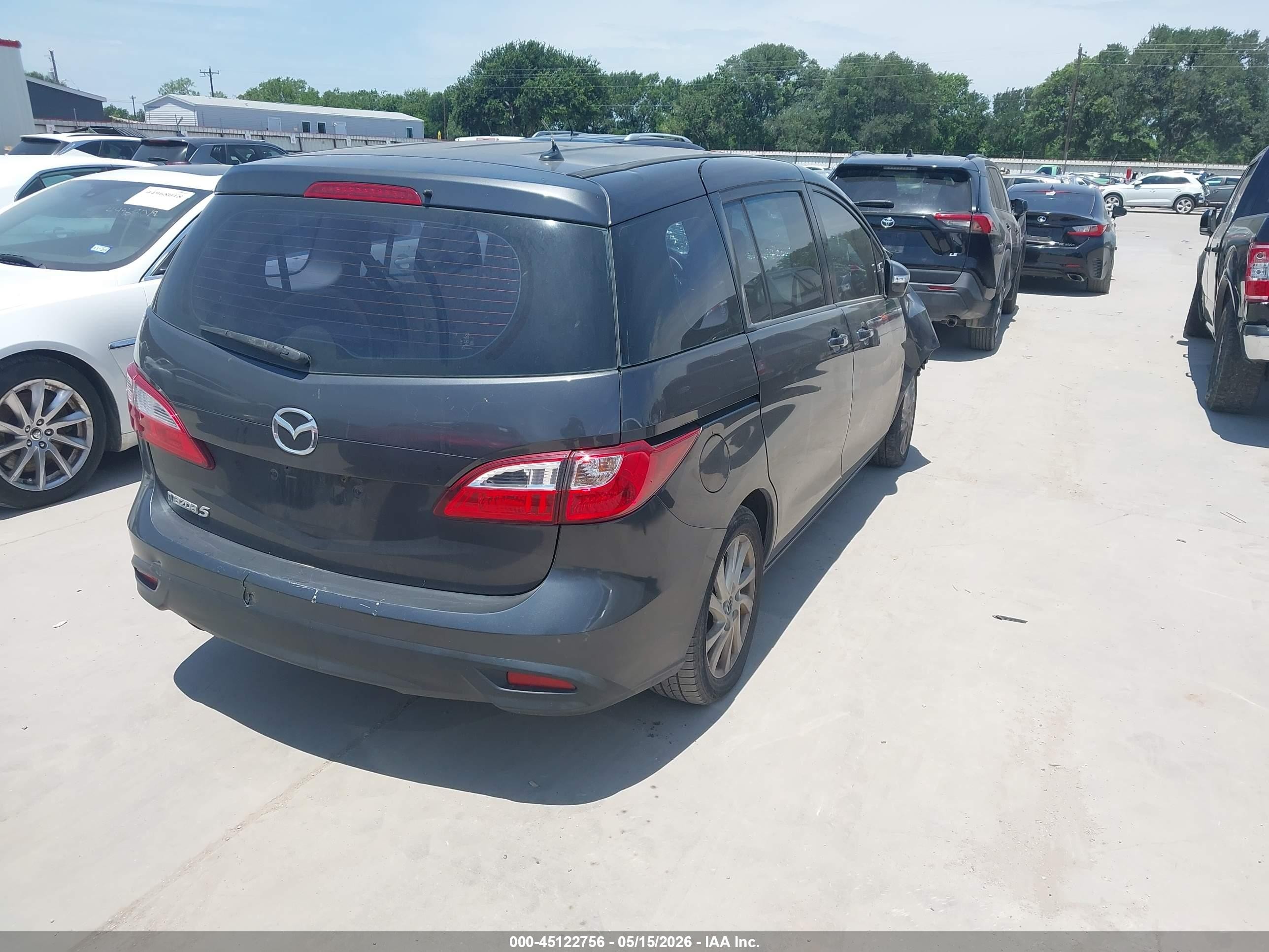 2014 Mazda Mazda5 Sport Серый vin: JM1CW2BL0E0165889