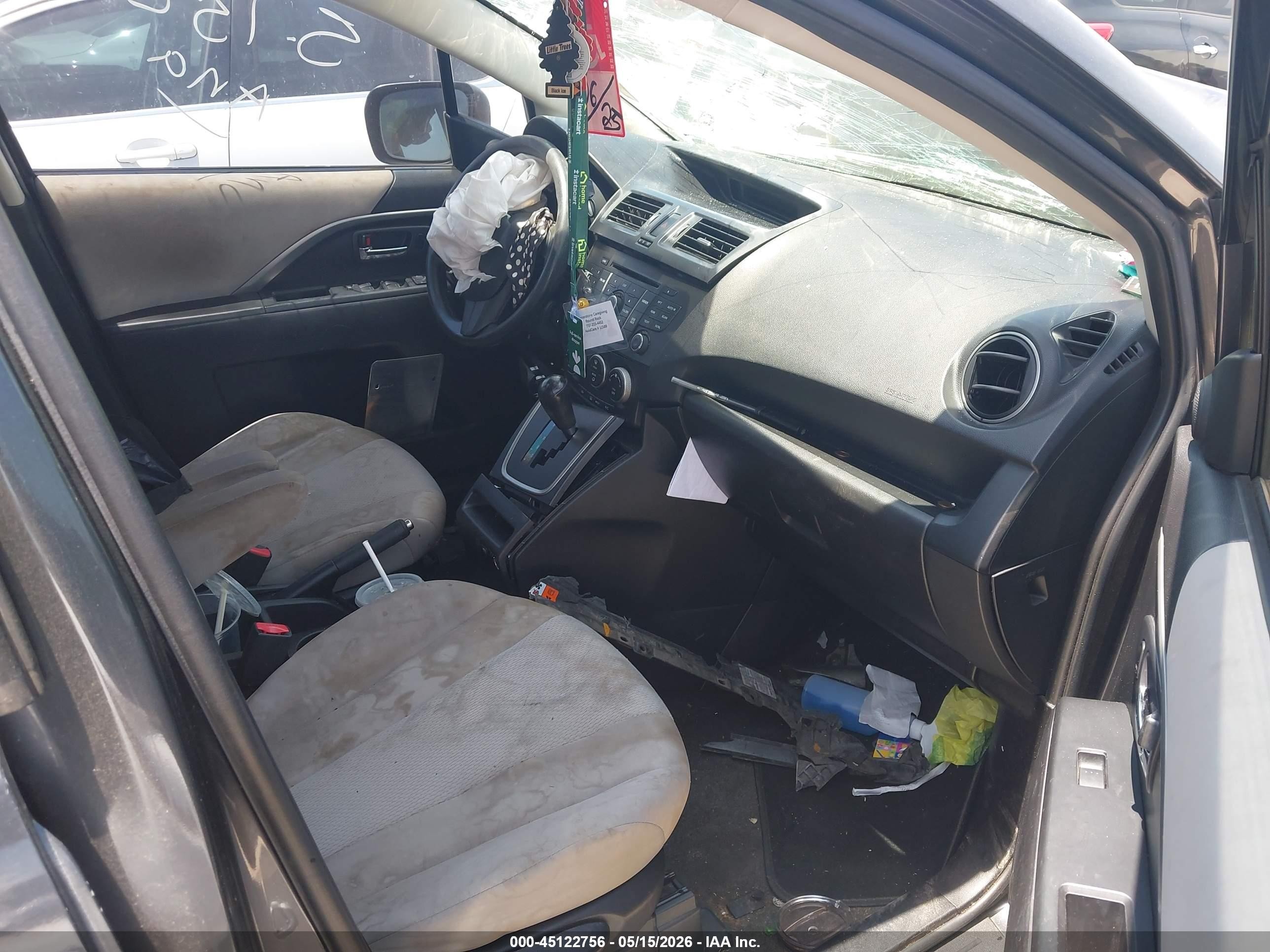 2014 Mazda Mazda5 Sport Серый vin: JM1CW2BL0E0165889