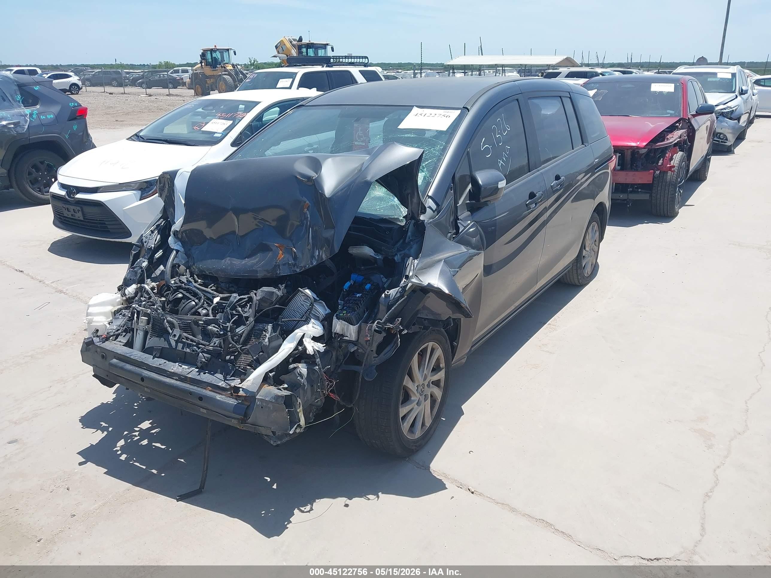 2014 Mazda Mazda5 Sport Серый vin: JM1CW2BL0E0165889