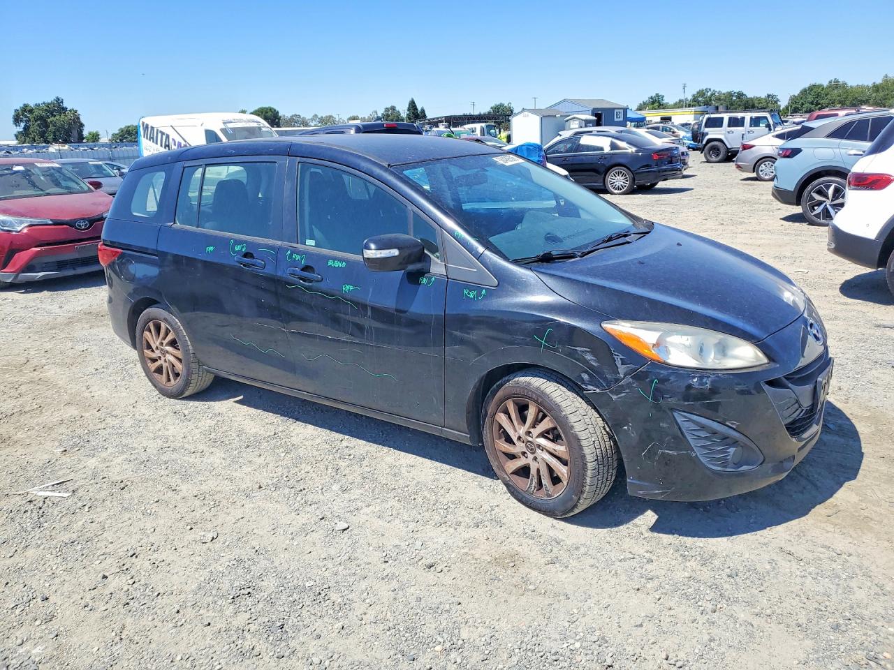 2015 Mazda 5 Sport Black vin: JM1CW2BL0F0186050
