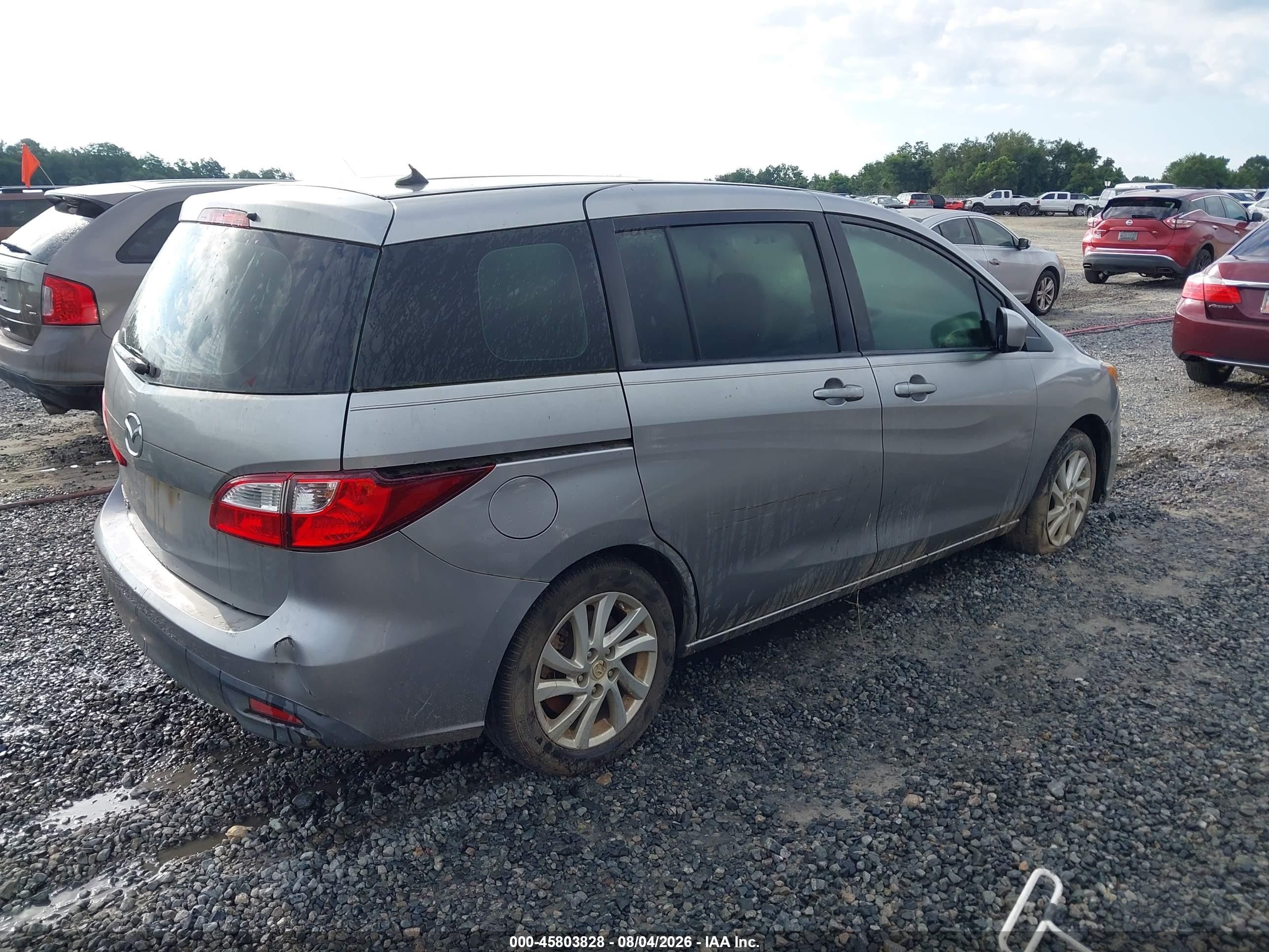 2012 Mazda Mazda5 Sport Silver vin: JM1CW2BL1C0104936
