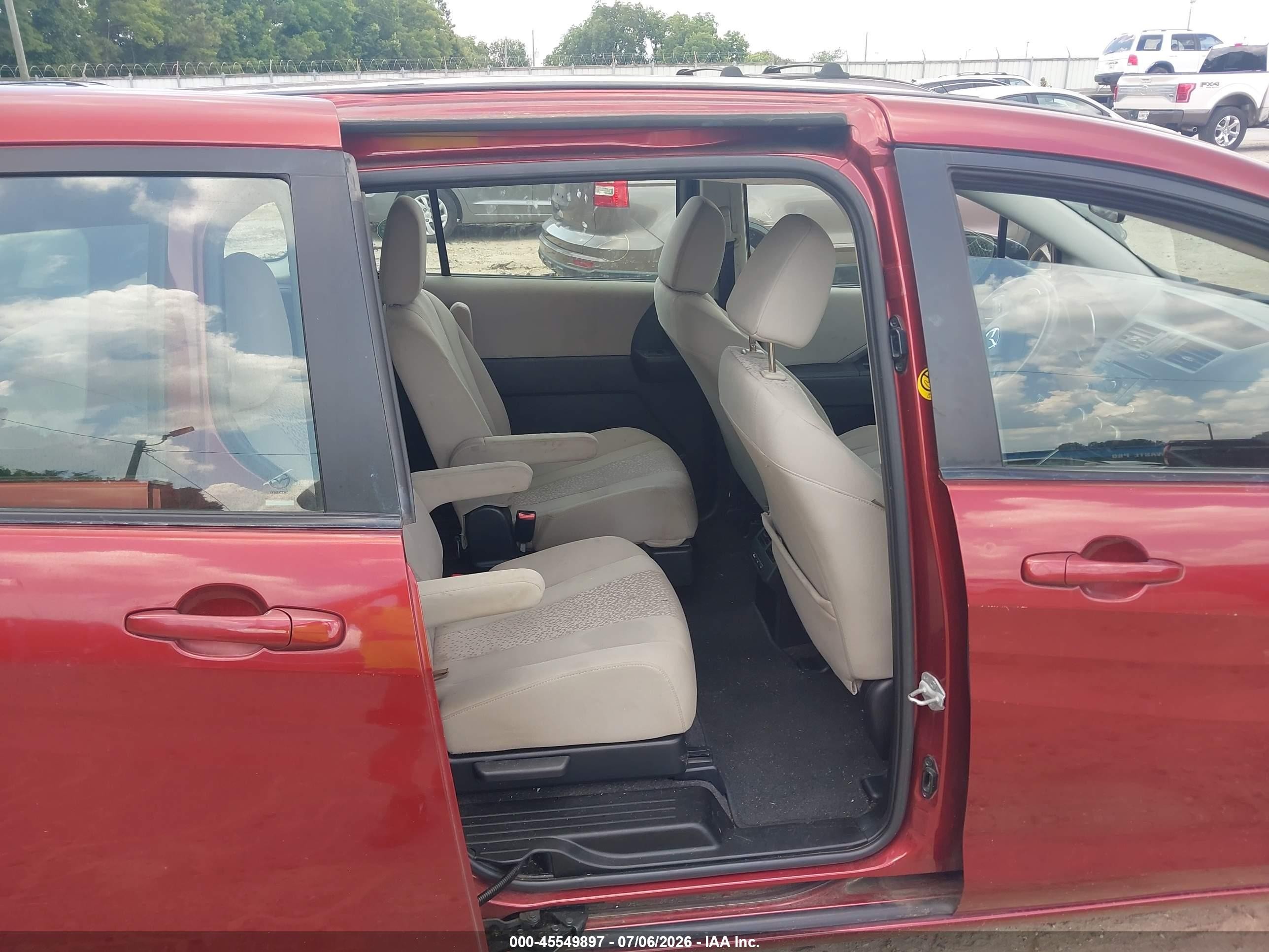 2012 Mazda Mazda5 Sport Maroon vin: JM1CW2BL1C0105309