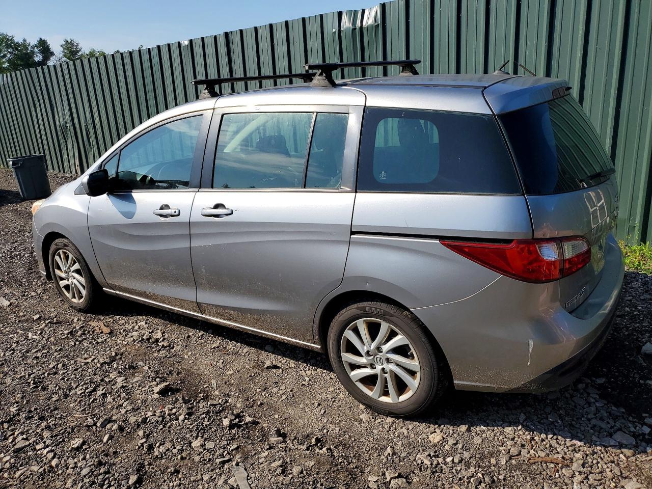 2012 Mazda 5 Silver vin: JM1CW2BL1C0106850
