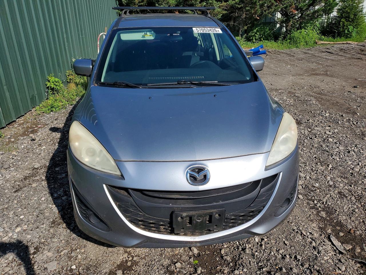 2012 Mazda 5 Silver vin: JM1CW2BL1C0106850