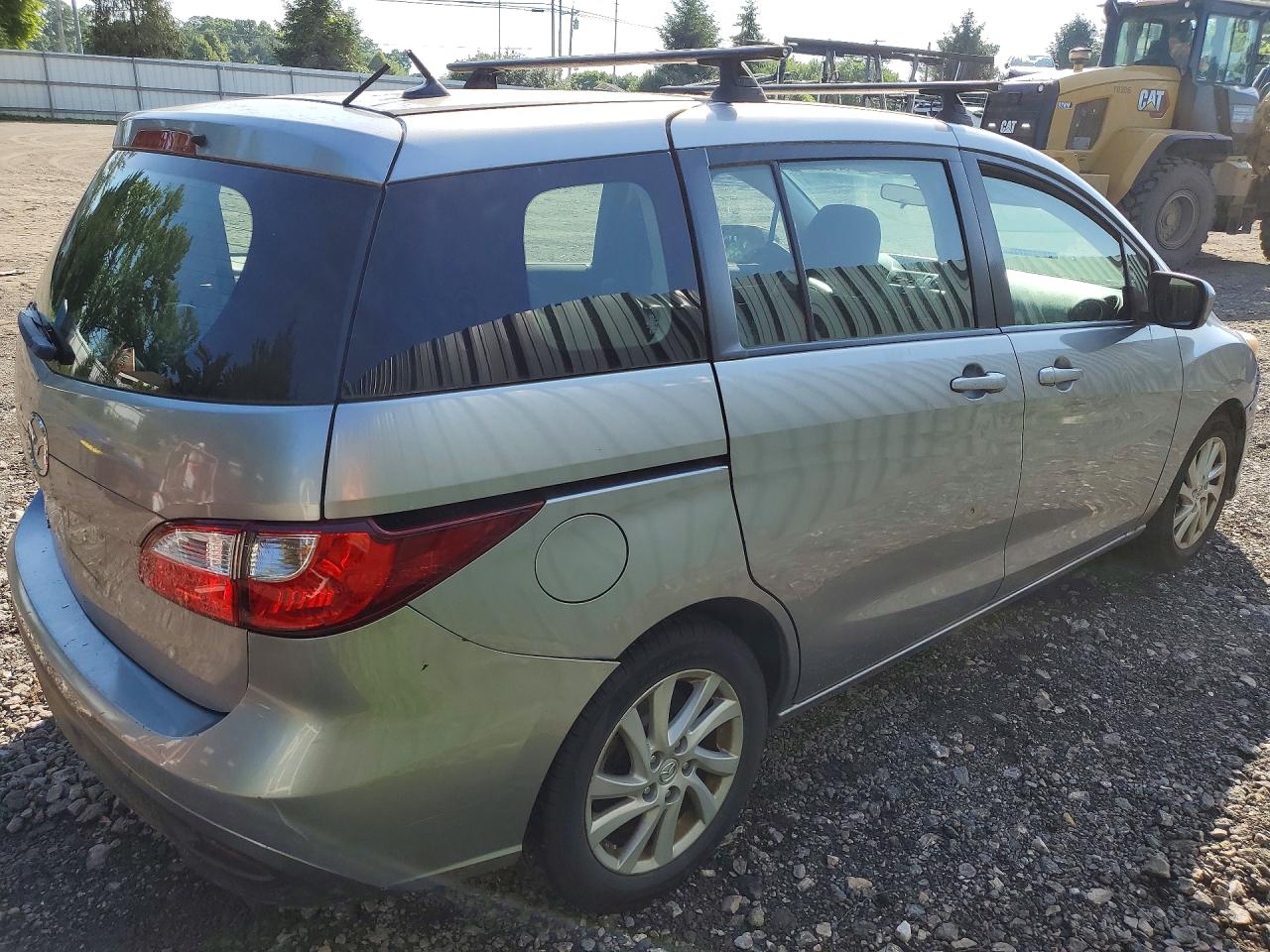 2012 Mazda 5 Silver vin: JM1CW2BL1C0106850