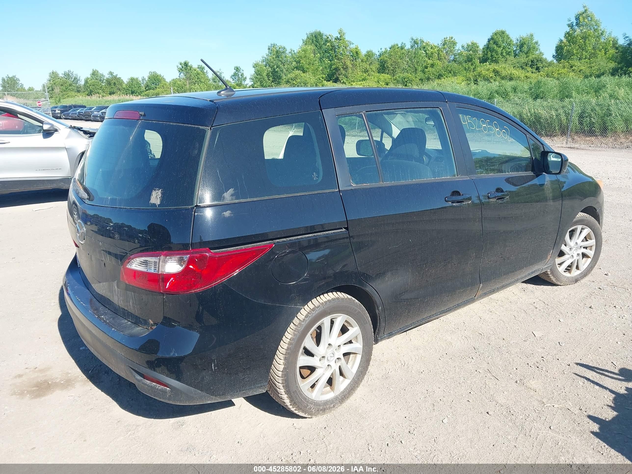 2012 Mazda Mazda5 Sport Black vin: JM1CW2BL1C0115029