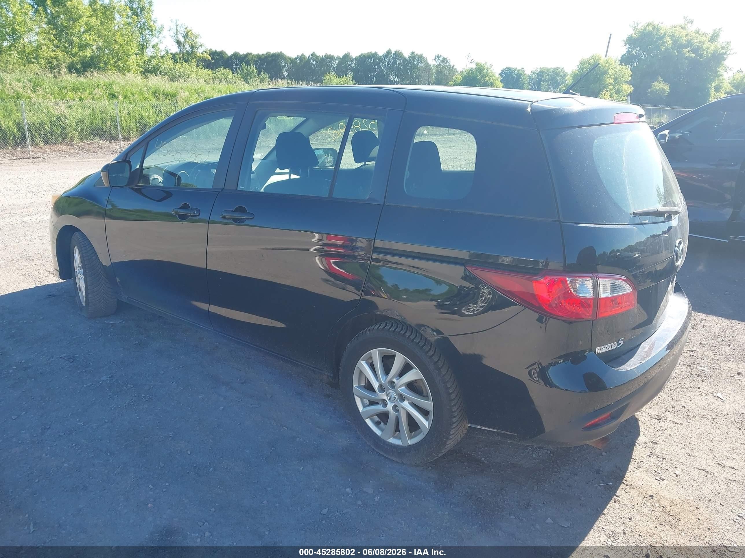 2012 Mazda Mazda5 Sport Black vin: JM1CW2BL1C0115029