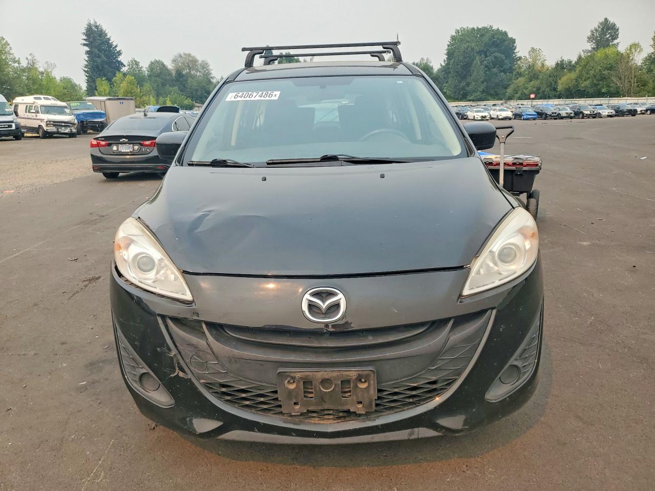 2012 Mazda 5 Black vin: JM1CW2BL1C0117525