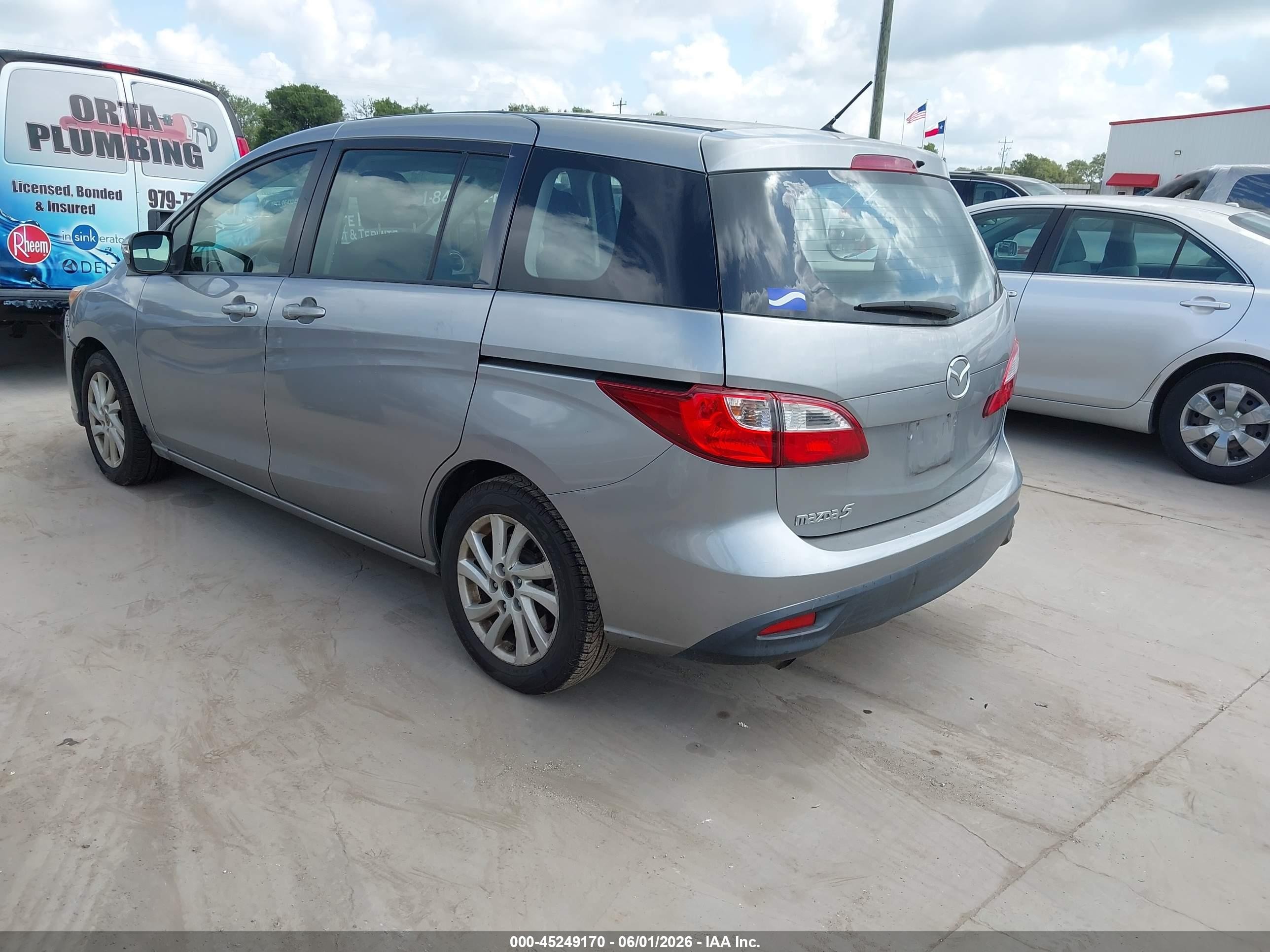 2013 Mazda Mazda5 Sport Silver vin: JM1CW2BL1D0155371