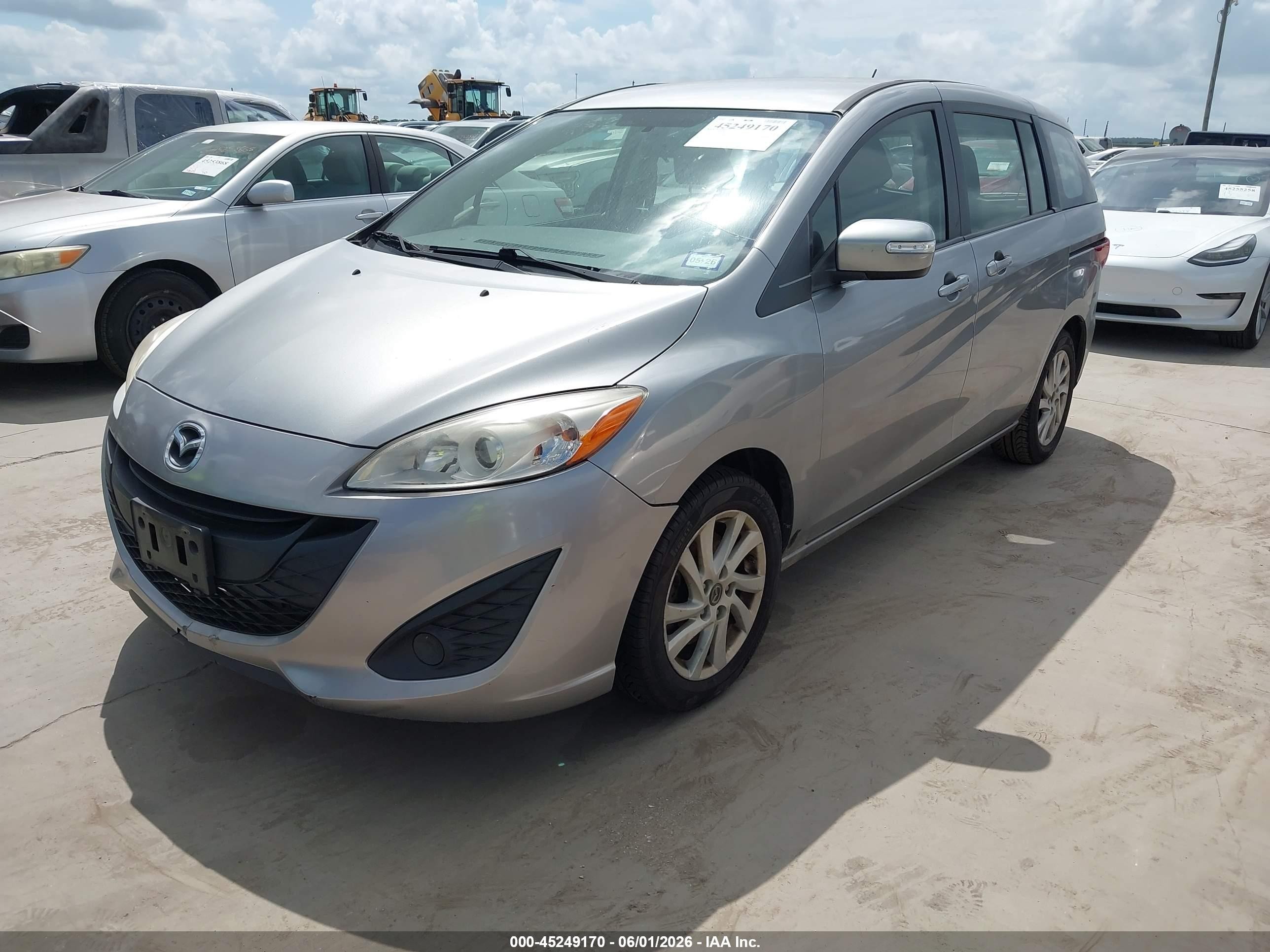 2013 Mazda Mazda5 Sport Silver vin: JM1CW2BL1D0155371