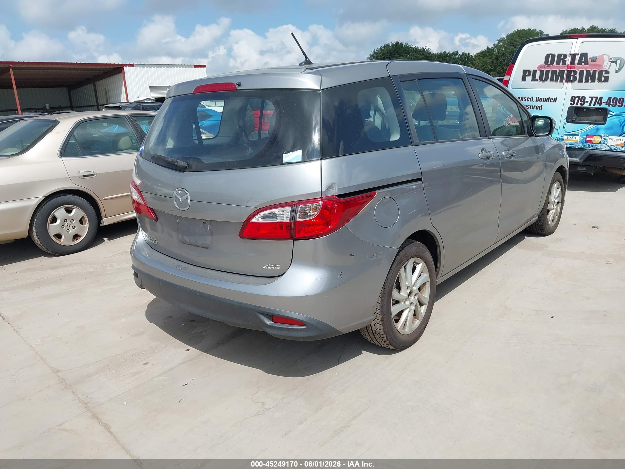 2013 Mazda Mazda5 Sport Silver vin: JM1CW2BL1D0155371