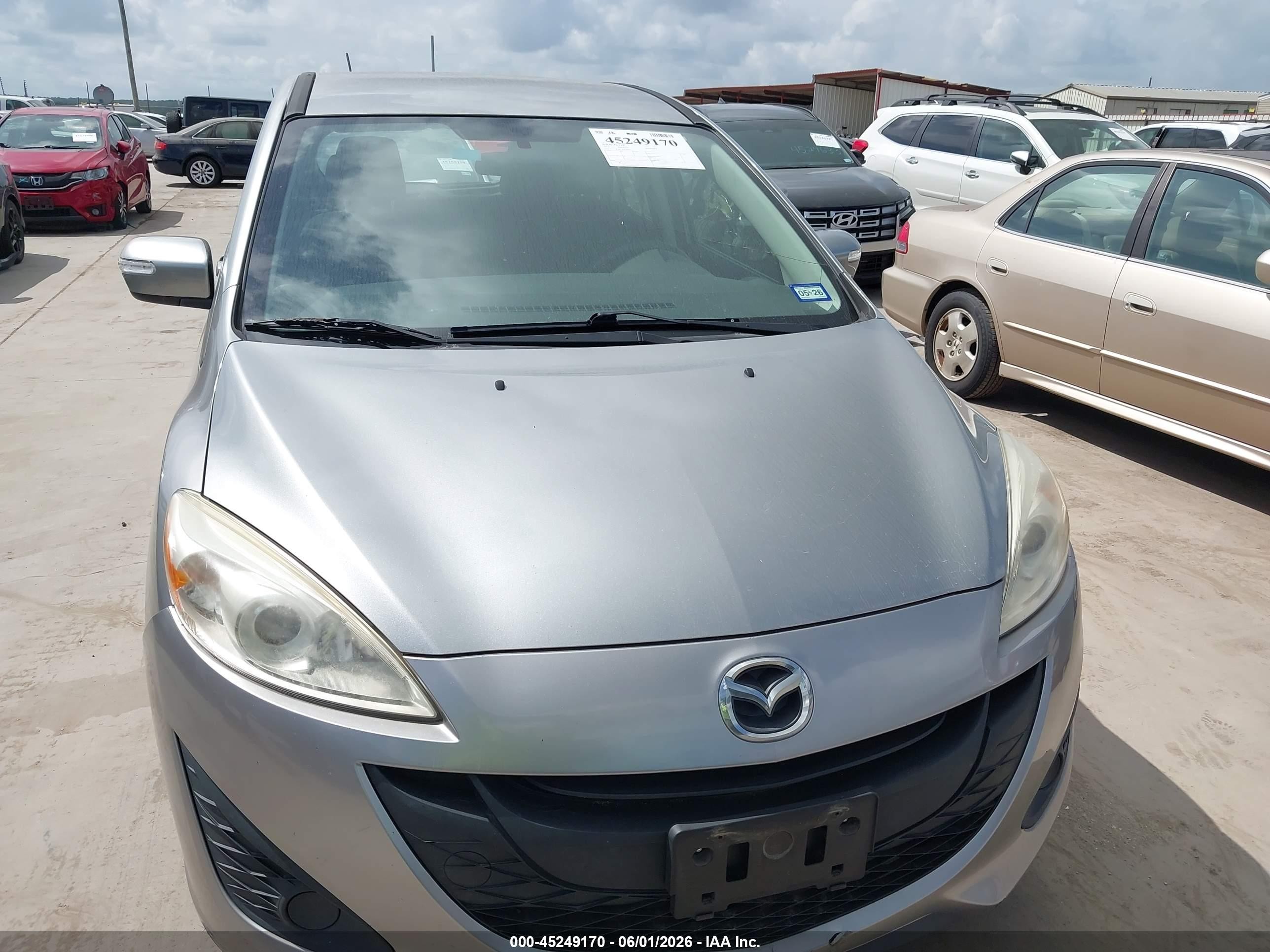 2013 Mazda Mazda5 Sport Silver vin: JM1CW2BL1D0155371
