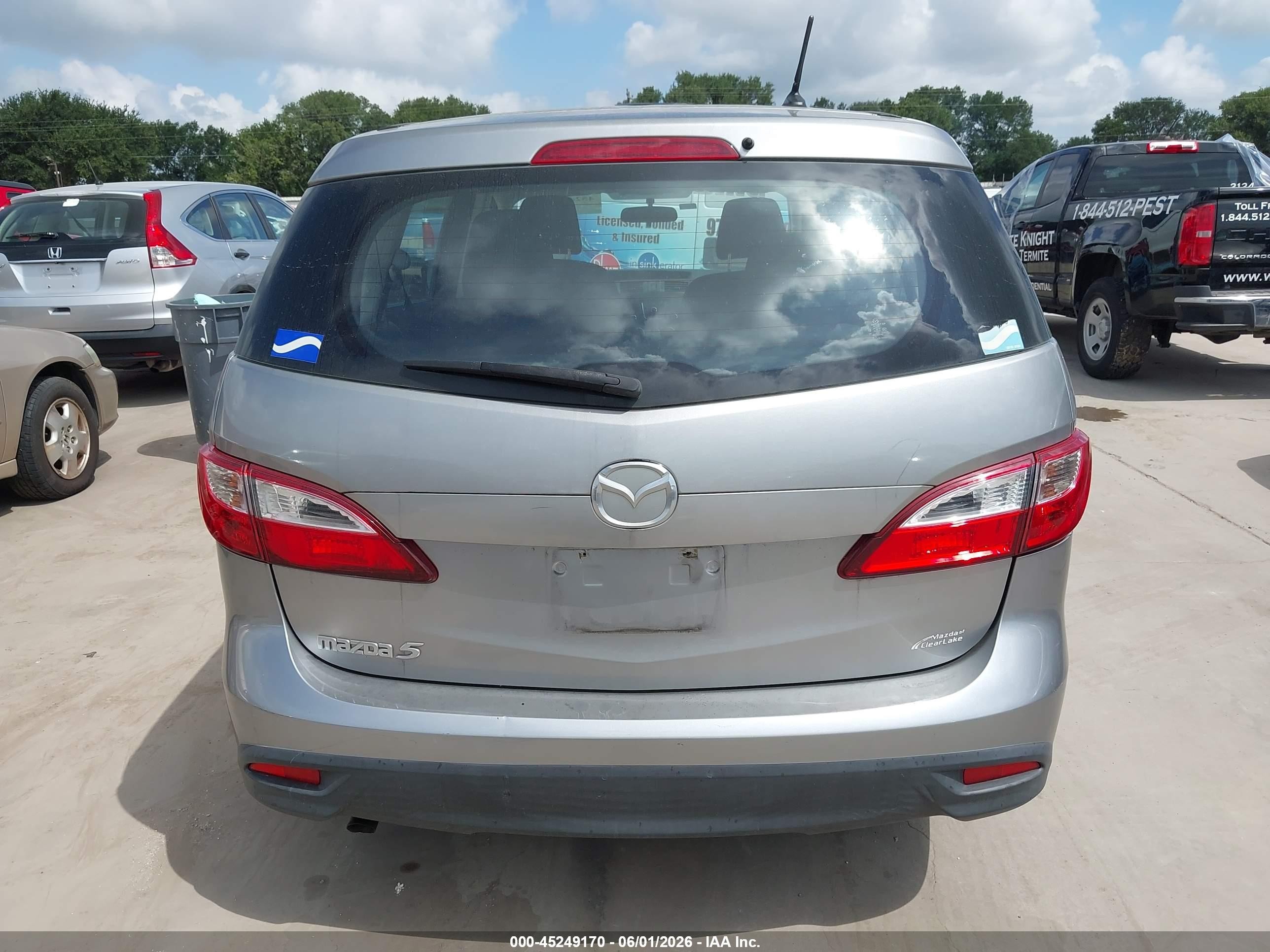 2013 Mazda Mazda5 Sport Silver vin: JM1CW2BL1D0155371