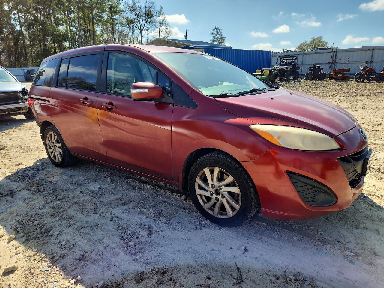 2013 Mazda 5 Red vin: JM1CW2BL1D0156603