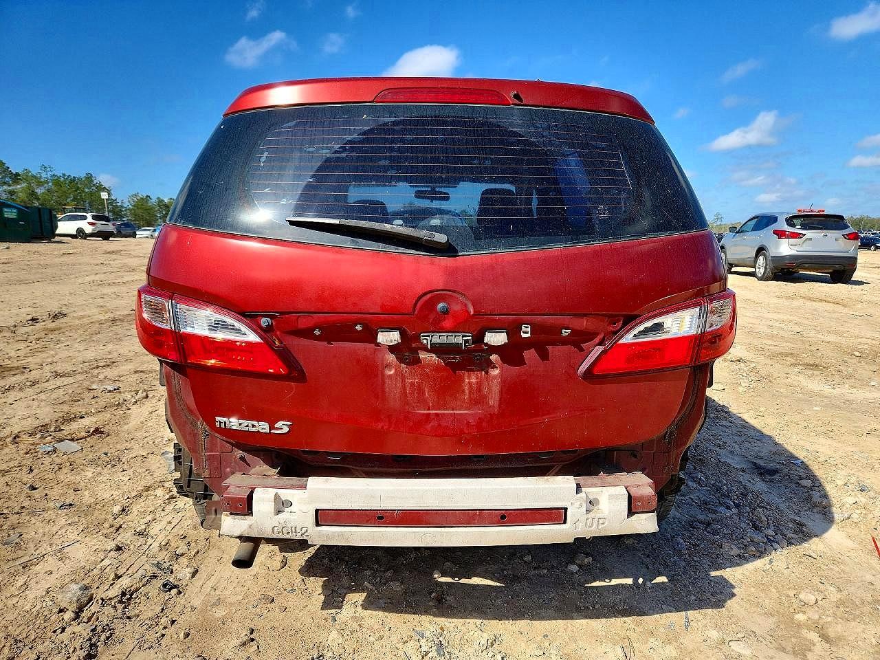 2013 Mazda 5 Red vin: JM1CW2BL1D0156603