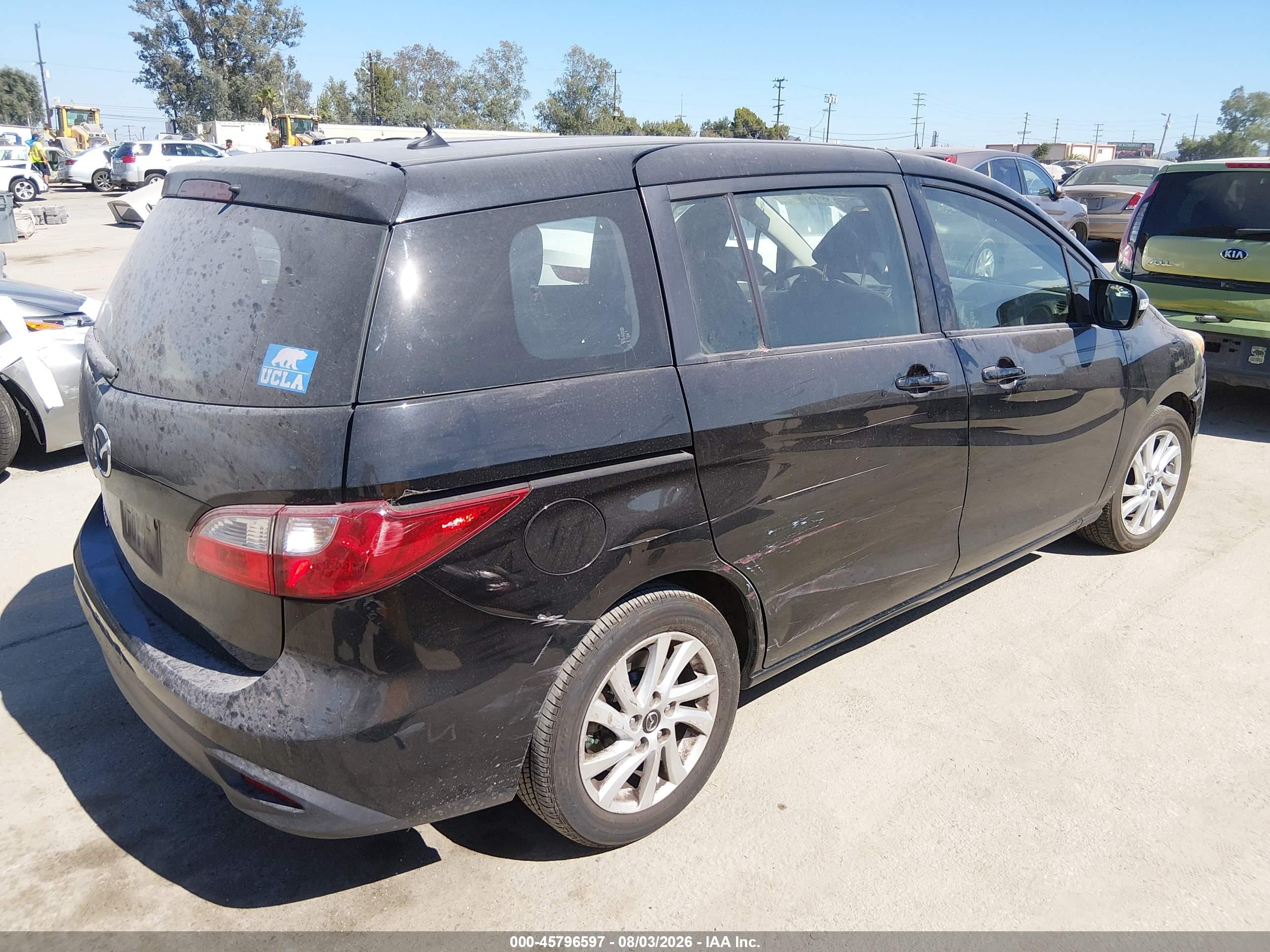 2013 Mazda Mazda5 Sport Black vin: JM1CW2BL1D0160960