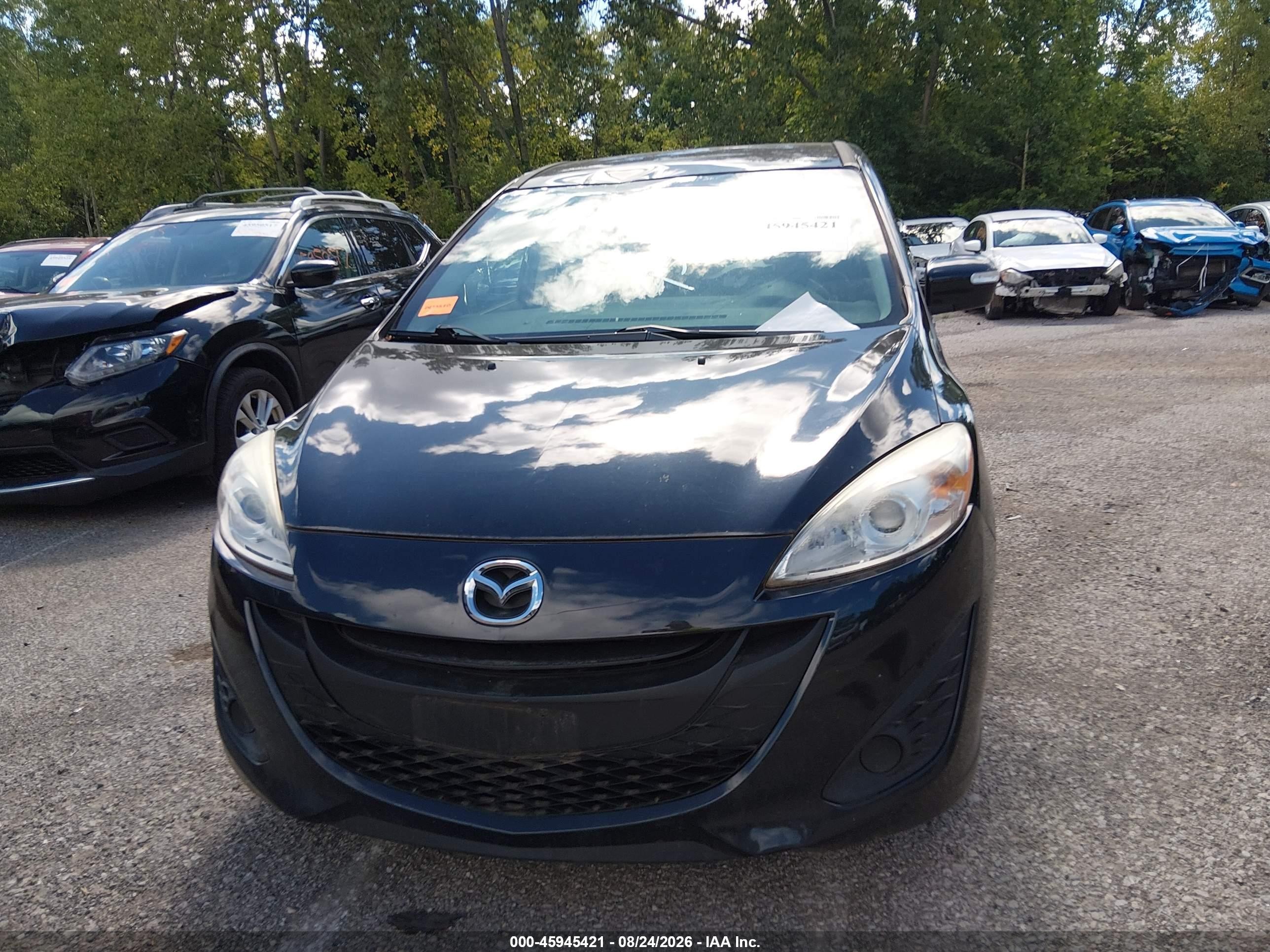 2013 Mazda Mazda5 Sport Черный vin: JM1CW2BL1D0162725