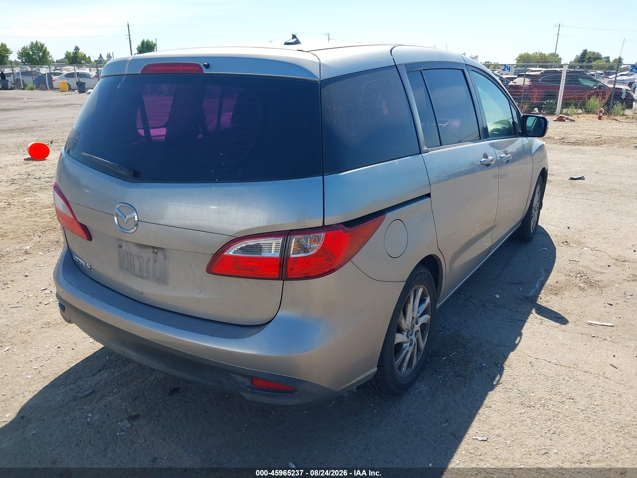 2014 Mazda Mazda5 Sport Gray vin: JM1CW2BL1E0166016