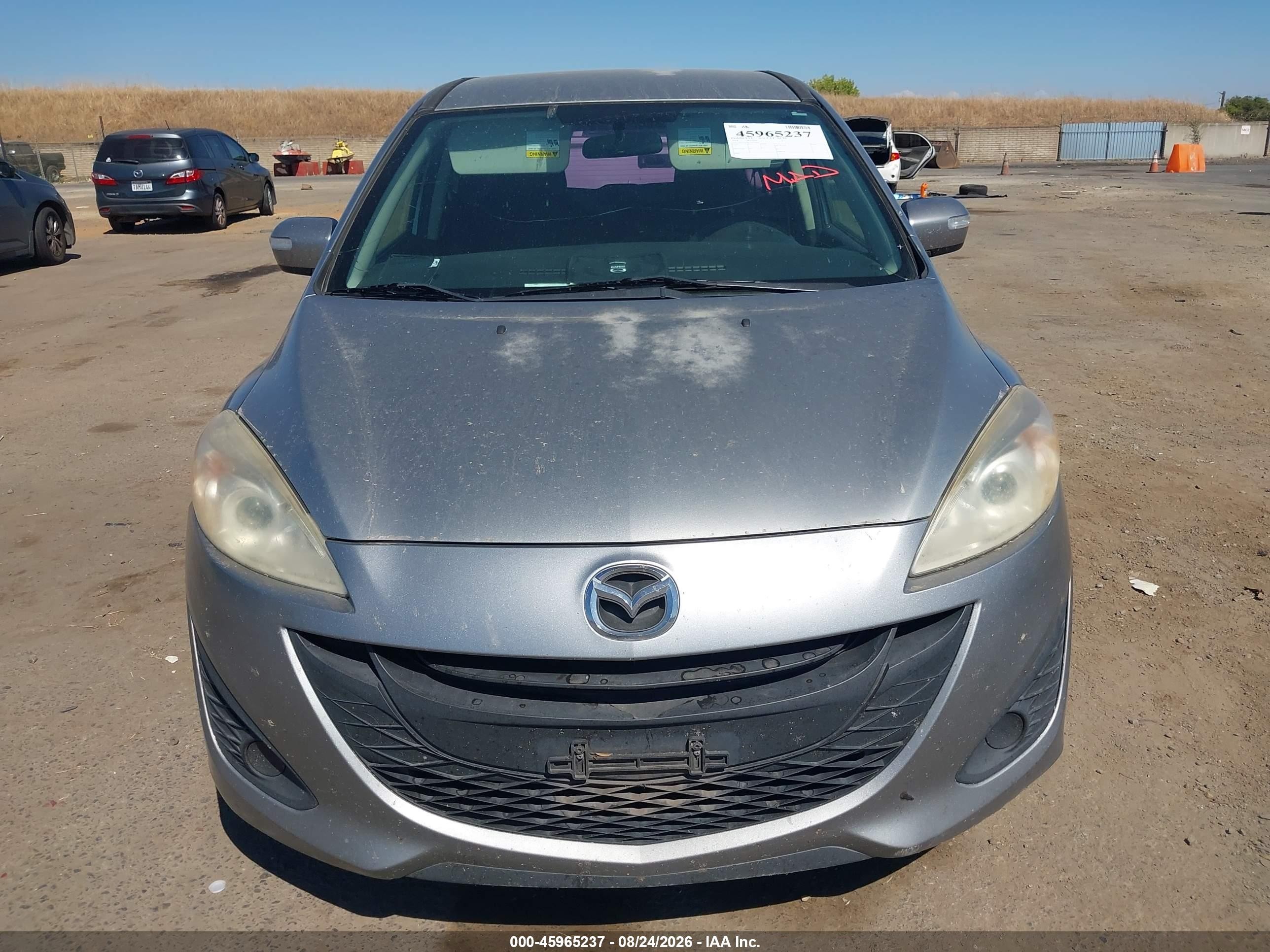 2014 Mazda Mazda5 Sport Gray vin: JM1CW2BL1E0166016