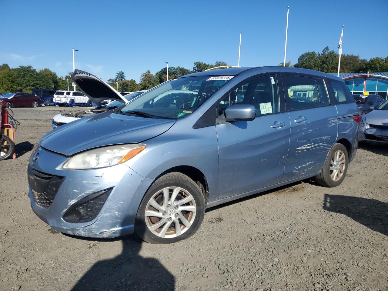 2012 Mazda 5 Blue vin: JM1CW2BL2C0100216