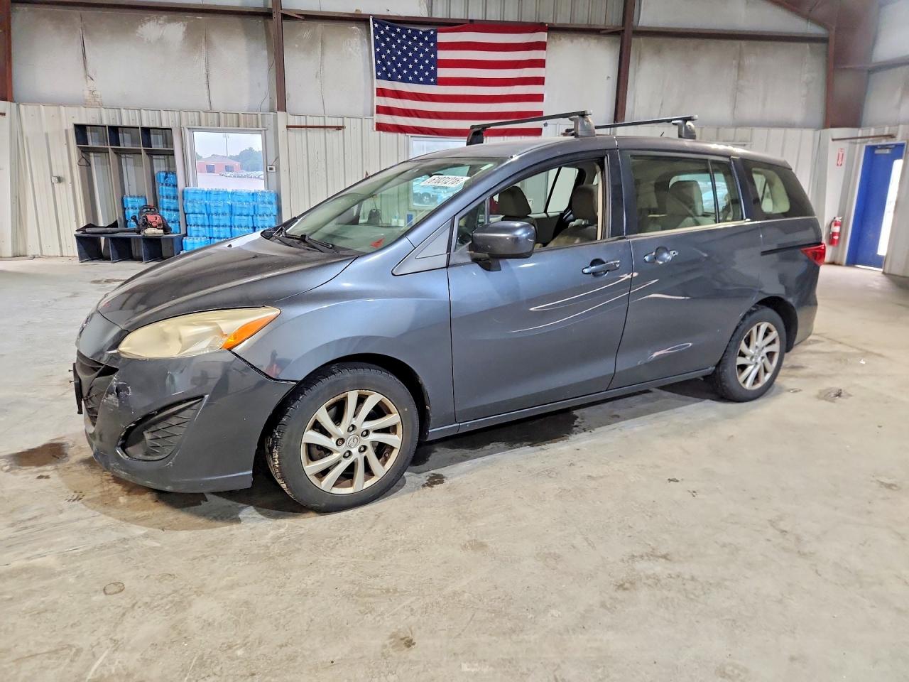 2012 Mazda 5 Gray vin: JM1CW2BL2C0141848