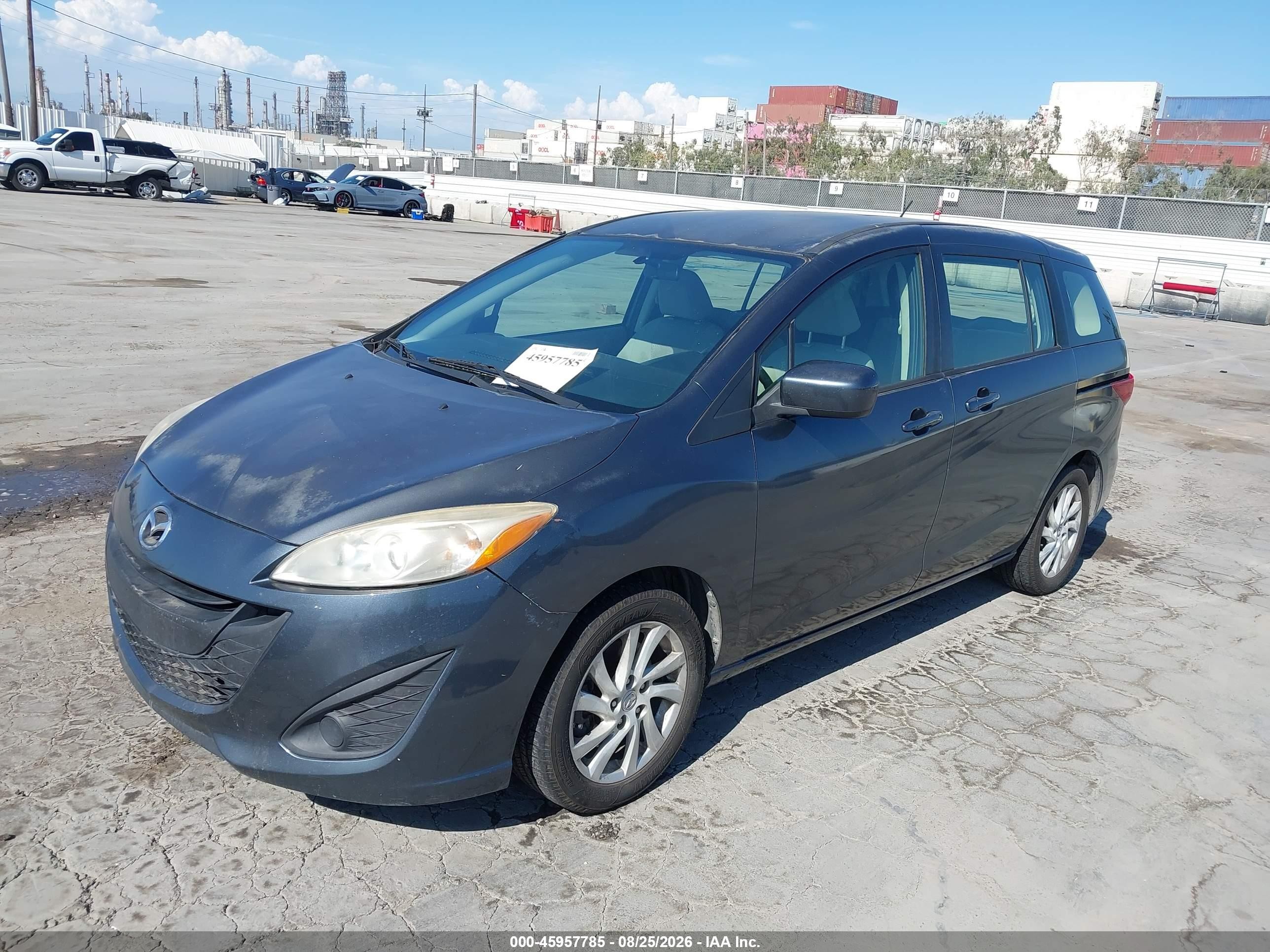 2012 Mazda Mazda5 Sport Серый vin: JM1CW2BL2C0143471