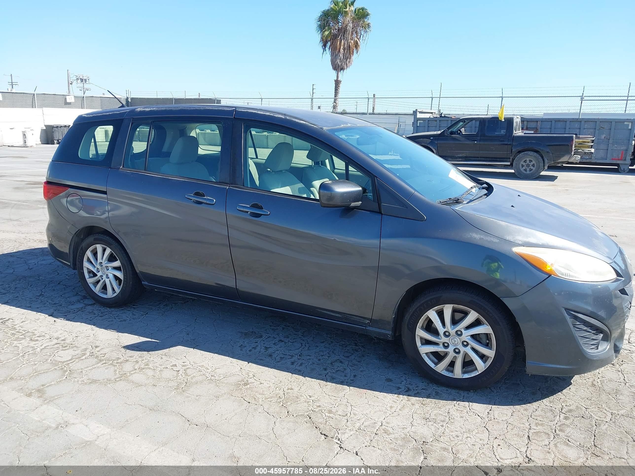 2012 Mazda Mazda5 Sport Серый vin: JM1CW2BL2C0143471