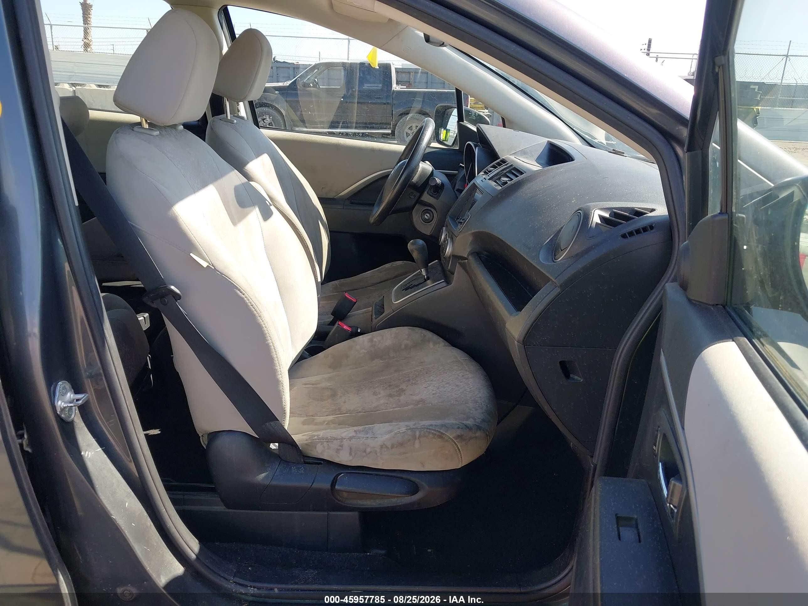 2012 Mazda Mazda5 Sport Серый vin: JM1CW2BL2C0143471