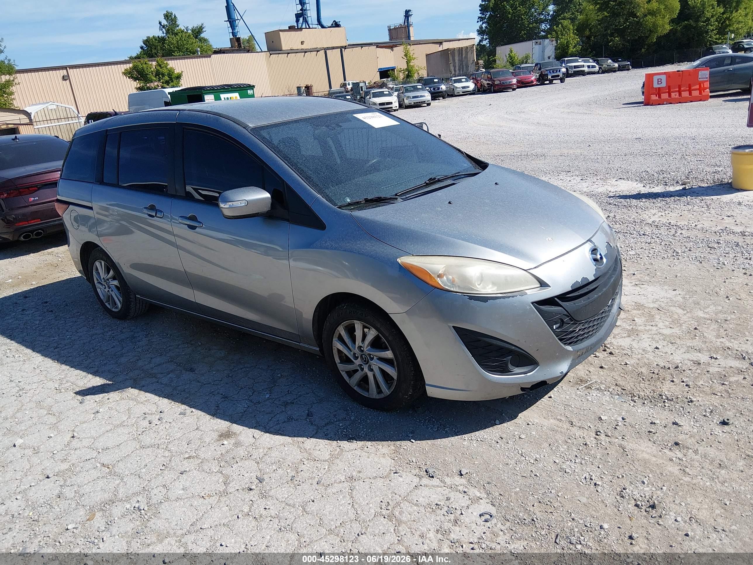 2013 Mazda Mazda5 Sport Silver vin: JM1CW2BL2D0146310