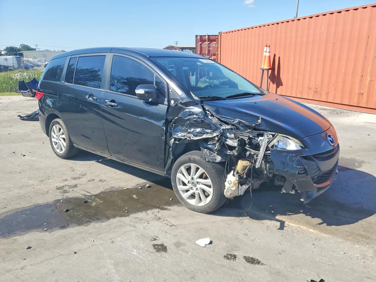 2013 Mazda 5 Black vin: JM1CW2BL2D0147490
