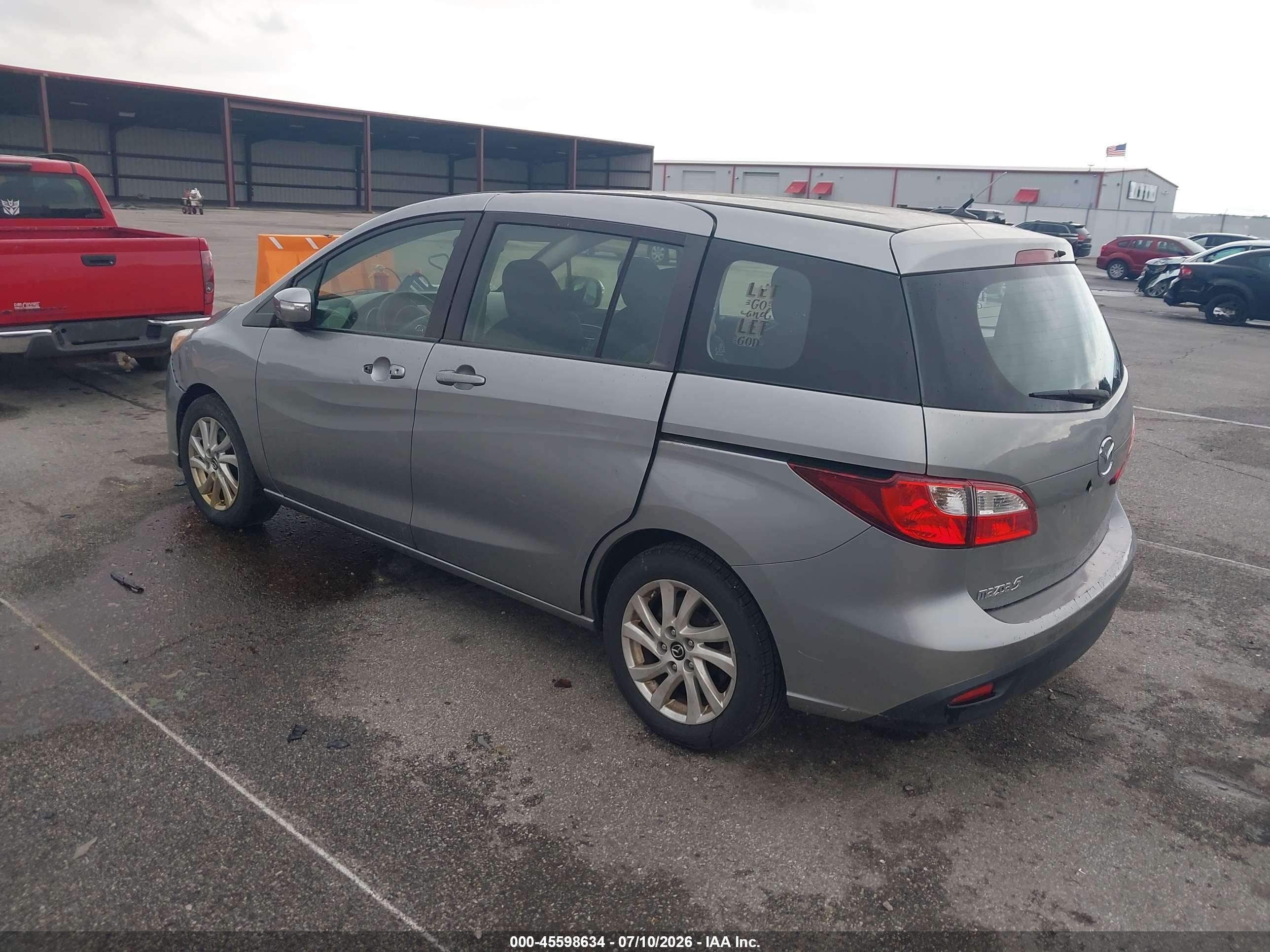 2014 Mazda Mazda5 Sport Silver vin: JM1CW2BL2E0165554