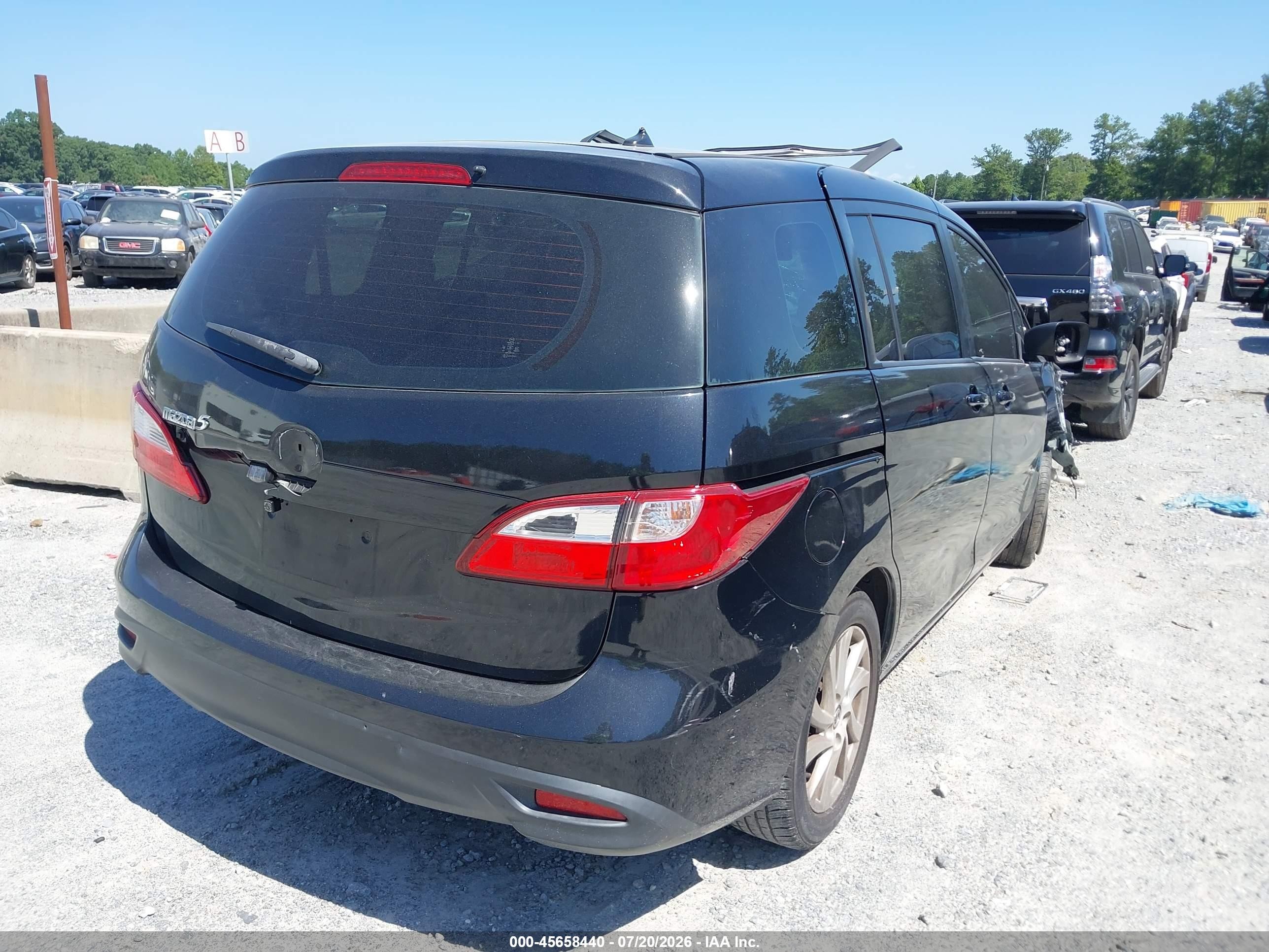 2014 Mazda Mazda5 Sport Gray vin: JM1CW2BL2E0173721