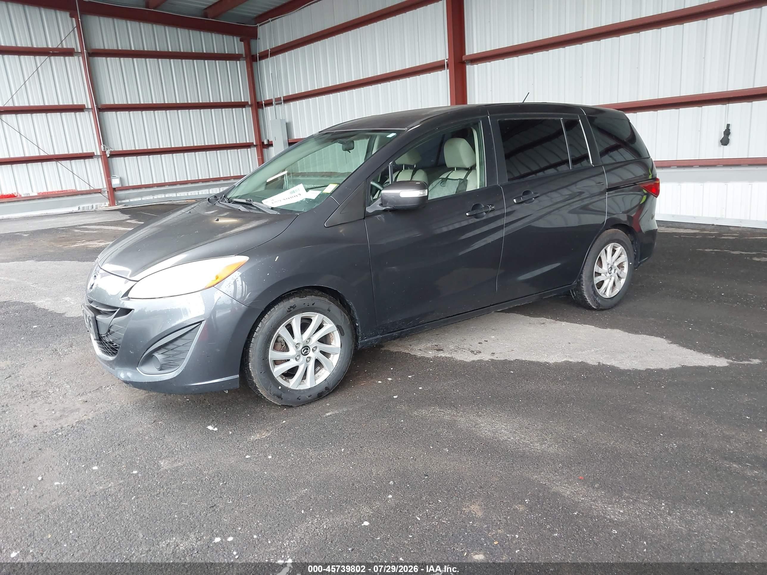 2014 Mazda Mazda5 Sport Gray vin: JM1CW2BL2E0174724