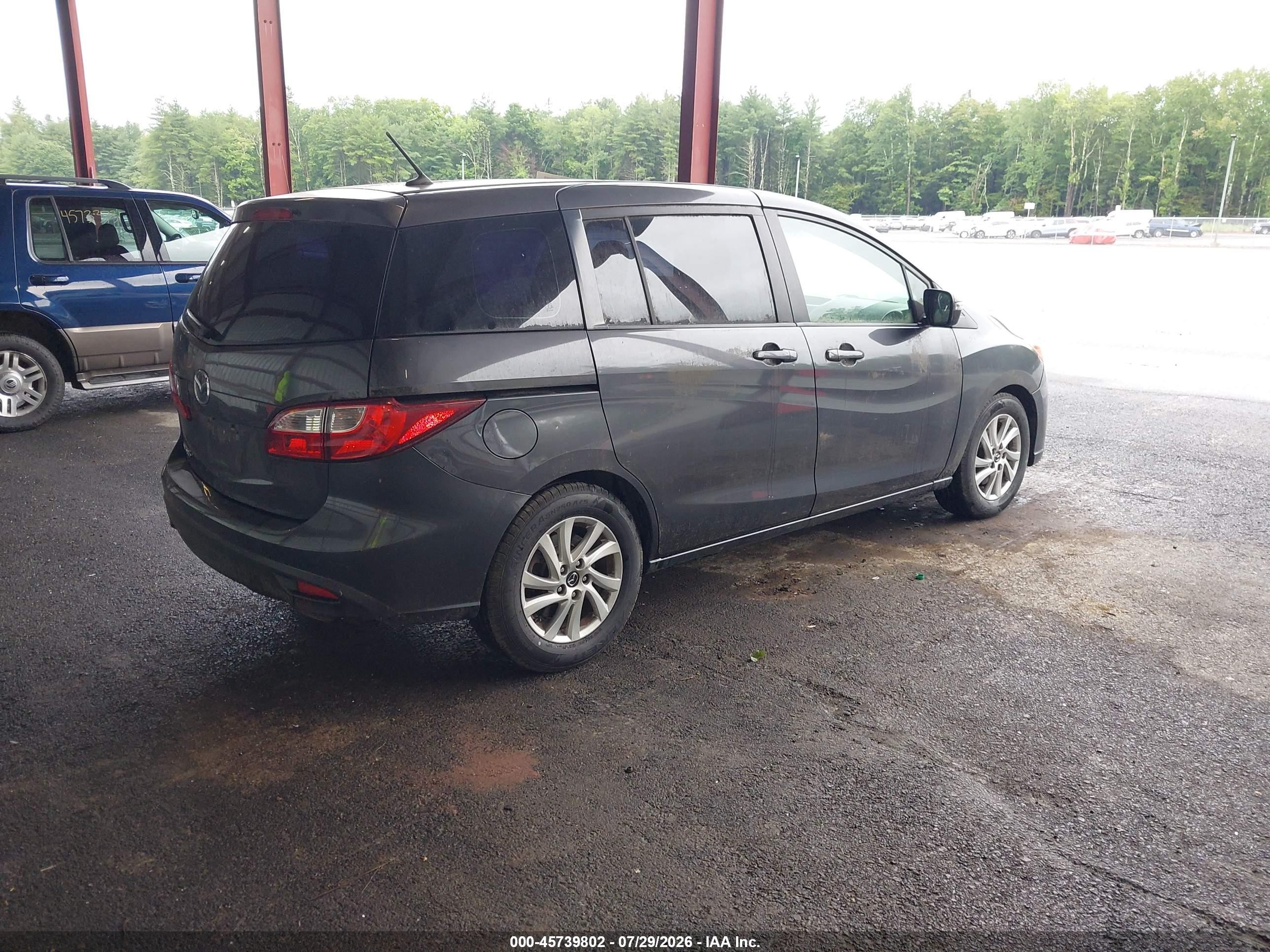 2014 Mazda Mazda5 Sport Gray vin: JM1CW2BL2E0174724