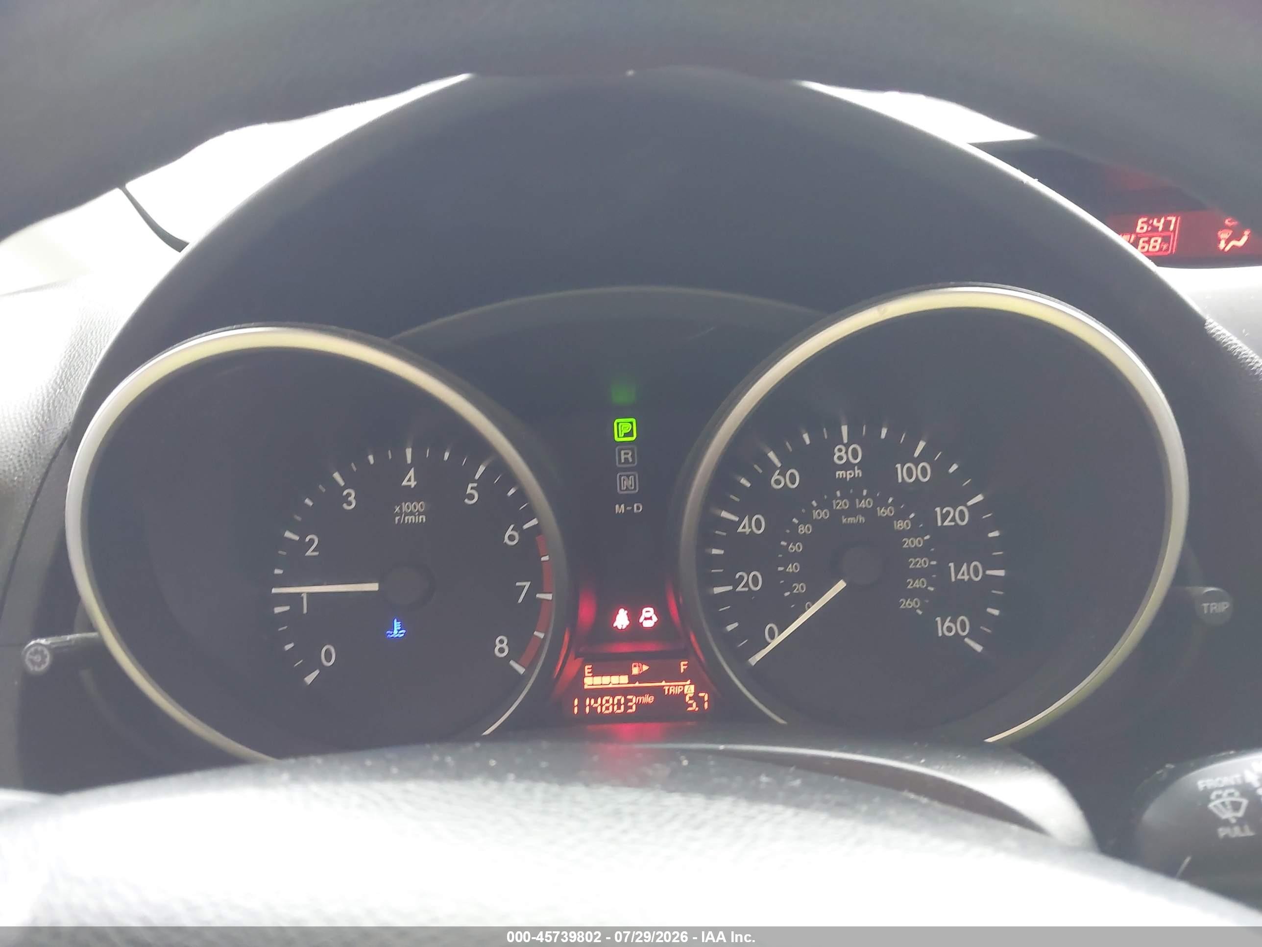2014 Mazda Mazda5 Sport Gray vin: JM1CW2BL2E0174724