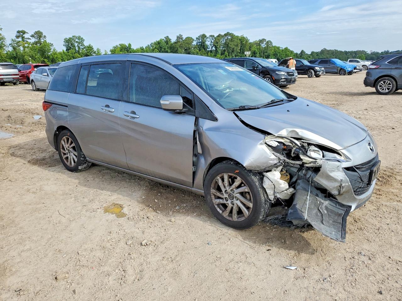 2015 Mazda 5 Sport Silver vin: JM1CW2BL2F0179990