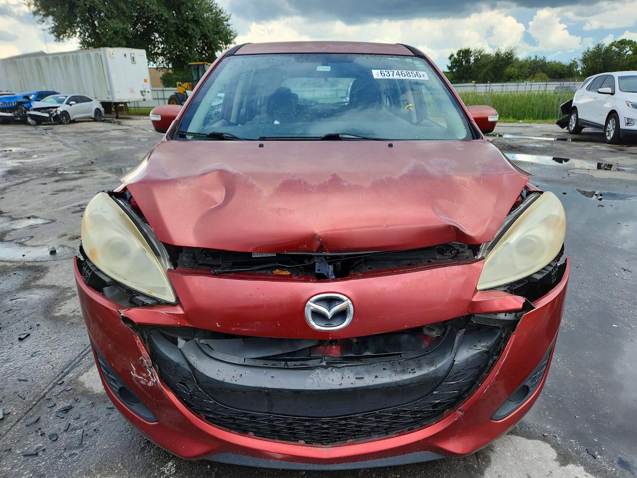 2015 Mazda 5 Sport Red vin: JM1CW2BL2F0184168