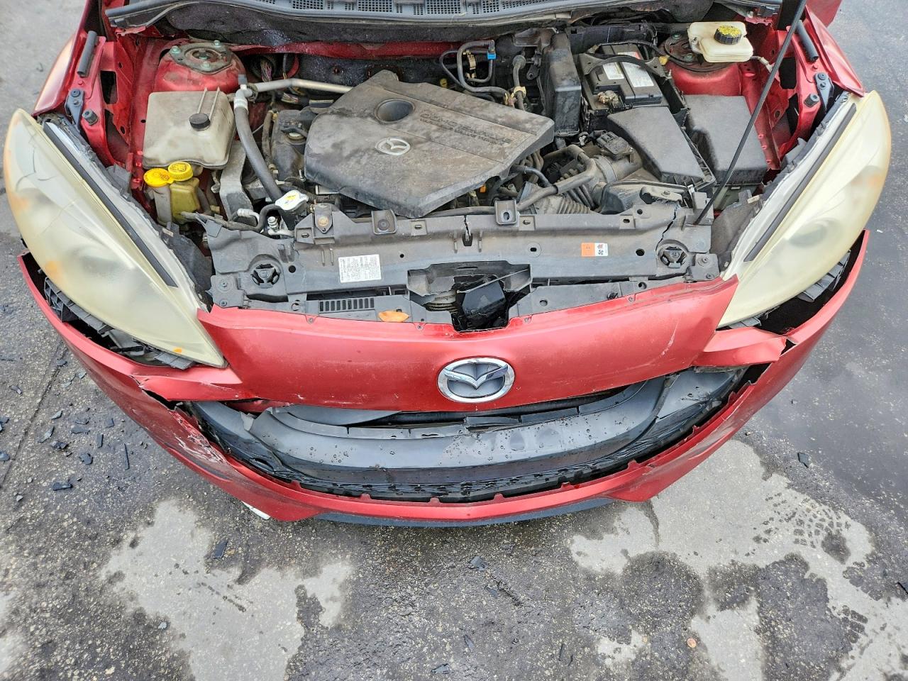 2015 Mazda 5 Sport Red vin: JM1CW2BL2F0184168
