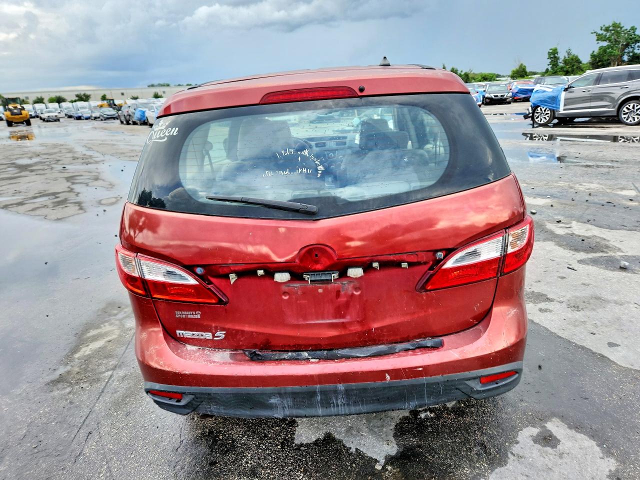 2015 Mazda 5 Sport Red vin: JM1CW2BL2F0184168