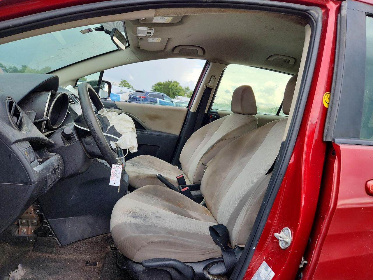 2015 Mazda 5 Sport Red vin: JM1CW2BL2F0184168